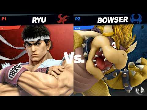 Rushdown 10 - McBenedict (Ryu) vs CalmAnimal (Bowser) Winners Finals - SSBU
