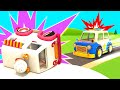 The Ice Cream Truck Needs Help Helper Cars Save The Day Street Vehicles Car Cartoons For Kids