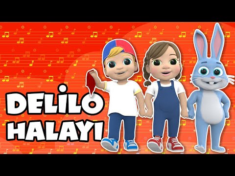 Delilo Halayı 🥁💃🕺 Çocuklar için Dans, Oyun ve Eğlence 🌟 Kindergarten Dance - Zumba Kids Dance Party