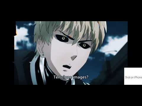 when saitama  do killer sense serious sideways jump