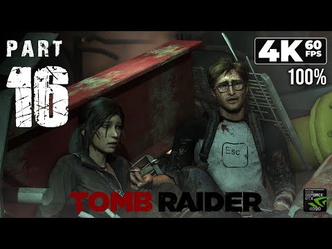 Tomb Raider (PC 2013) - 4K60 Walkthrough (100%) Part 16 - Cliffside Bunker
