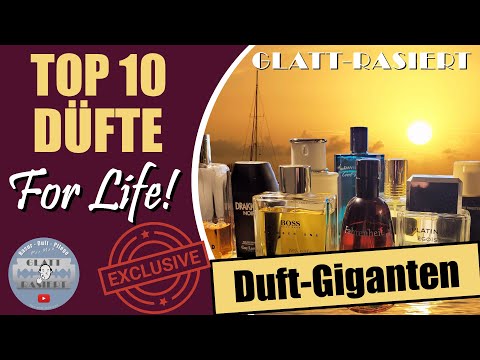 Top 10 Düfte for Life ║ Meine Duftmeilensteine / Rasierhobel / Nassrasur // GLATT - RASIERT
