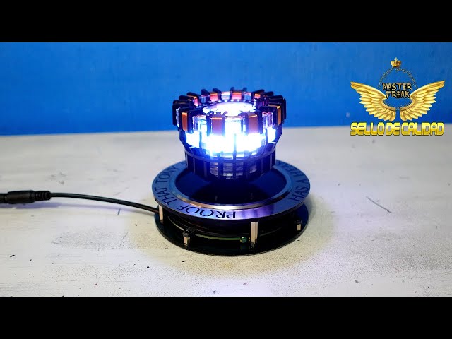 Vídeo relacionado con Lonyiabbi Reactor ARC LED con Levitación Magnética, Decoración de Escritorio Flotante y Giratoria, Luz RGB con Mando a Distancia, Coleccionable de Ciencia Ficción, Regalo para Hombre