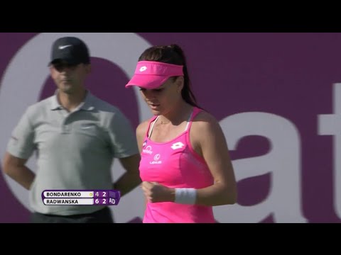 2016 Qatar Total Open Second Round | Agnieszka Radwanska vs Kateryna Bondarenko | WTA Highlights