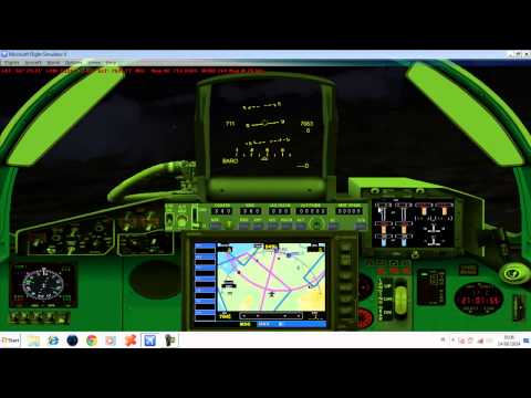 Microsoft Flight Simulator X MiG 29 adventure in the sky Jakarta Indonesia with a turbo engine Jet E