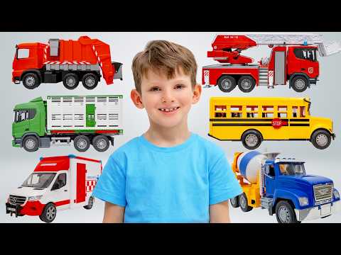 The Case of the Missing Cars | Trucks for kids