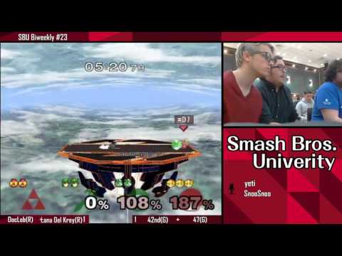 SBU Biweekly #23 - Lana Del Krey + Dr. Lobster vs 42nd + 47 - Melee Doubles LF
