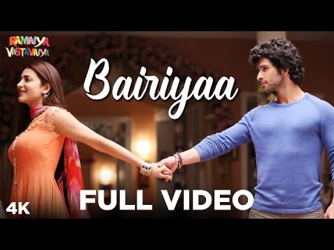 Bairiyaa Romantic Song | Ramaiya Vastavaiya | Atif Aslam,Shreya Ghoshal | Girish Kumar, ShrutiHaasan