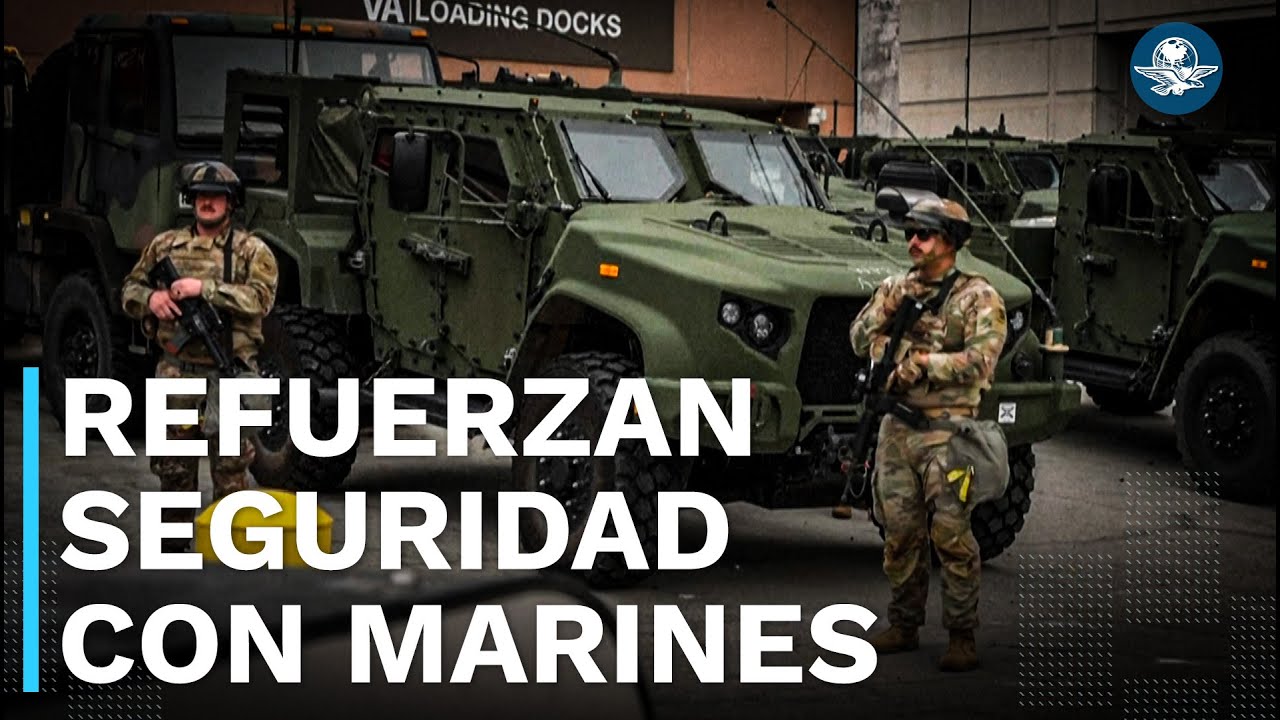 Trump desplegará a 700 militares marines en Los Ángeles;  protegerán a personal y propiedad federal