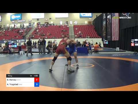 2018 Marine Corps US Open/Senior Men's Freestyle 79 Con 8 #2 - Ben Harvey (Army) Vs. Aaron Trygsta