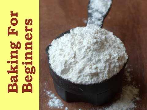 Flour types in baking