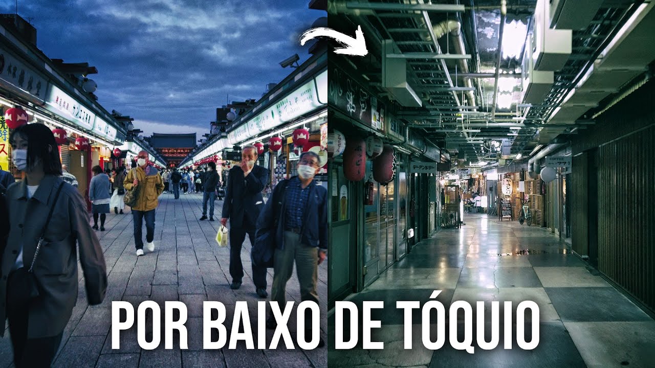 JAPÃO SUBTERRÂNEO | Os segredos do bairro MAIS ANTIGO de Tóquio