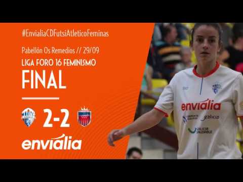 VÍDEO RESUMEN // J.1 - LIGA 16 FORO FEMINISMO // OURENSE ENVIALIA FSF - CD FUTSI ATL. FEMINAS (2-2)