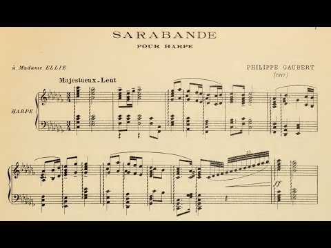 Philippe Gaubert - Sarabande in C-Flat Major