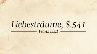 Download lagu フランツ・リスト：『愛の夢』第3番   変イ長調（『おお、愛しうる限り愛せ』 O lieb so lang du lieben kannst S.298） mp3