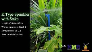 K Type Sprinkler with Stake