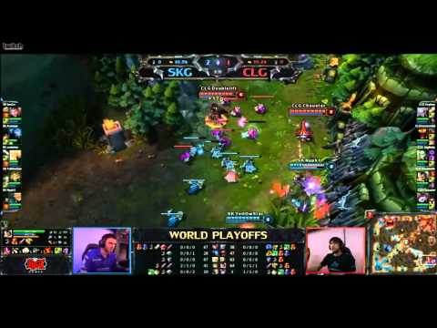 Season 2 finals SK vs CLG world playoffs part 1