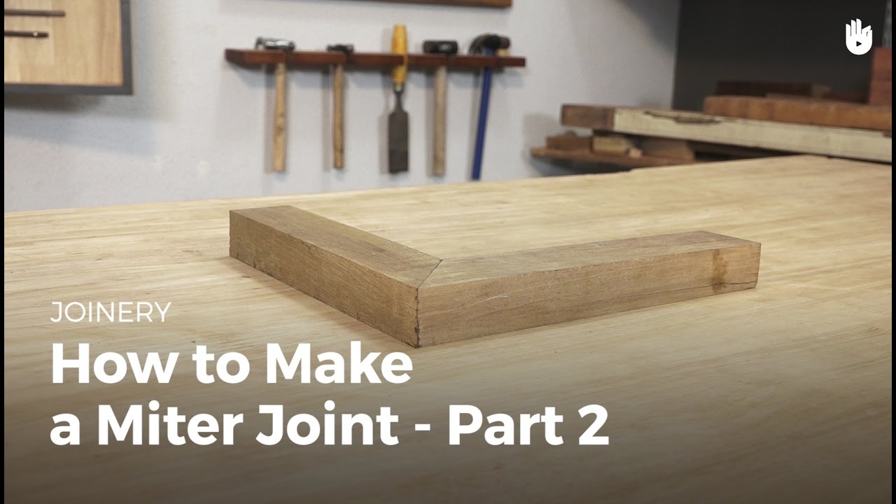 How to Make a Miter Joint Part 2 How to Be a Woodworker Sikana