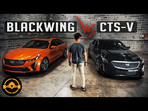 Cadillac CT5-V Blackwing vs. CTS-V Comparision Review