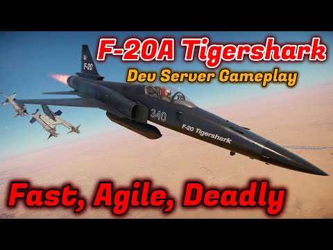 F-20A Tigershark FIRST Dev Server Gameplay & Overview - A Dream To Fly [War Thunder]