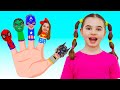 Finger Family Superheros Kids Songs And Nursery Rhymes Nick And Poli