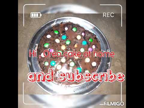 My first YouTube channel..😇 My creation 😉😉😉 Recipe of Oreo cake❣