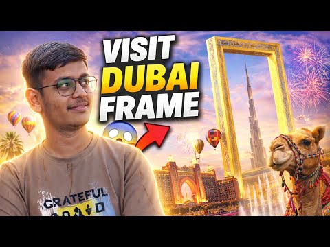 Visit Dubai Frame 🔳 |Dubai's Iconic Landmark |Nandish Vlog |दुबई की फ्रेम |Dubai Station |Vlog
