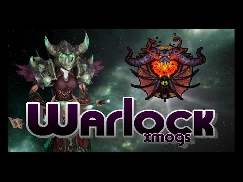 World of Warcraft - Warlock Transmogs - Plague Lich Xmog Set