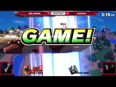 VS Weekly 3/21/19 - Losers Finals - AzureJose (Wolf) vs AMG | 8BitMan (ROB) - SSBU