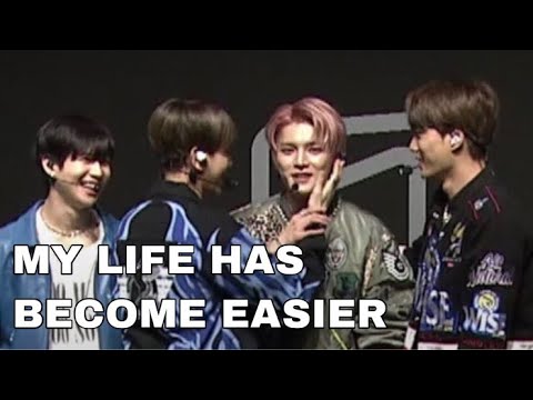 taeyong with his superm hyungs (taemin-baekhyun-kai)