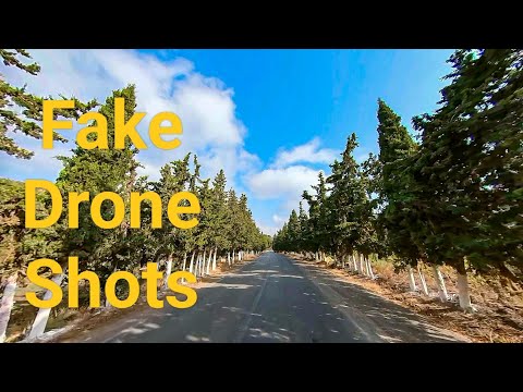 Fake Drone Shots With Insta 360 One X 2 And Selfie Stike