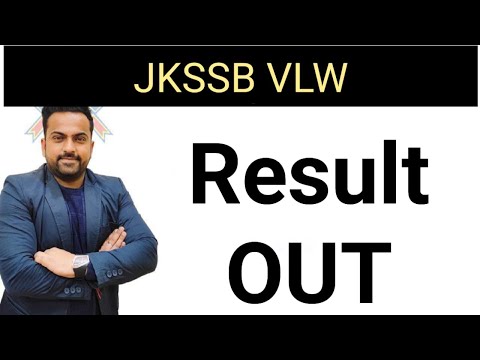 JKSSB VLW RESULT OUT || Pdf Link , ðŸ‘‡ CONGRATULATION TO ALL HARDWORKING  STUDENTS