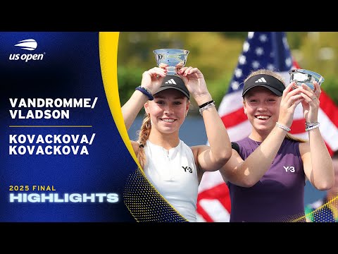 Vandromme/Vladson vs. Kovackova/Kovackova Highlights | 2025 US Open Final