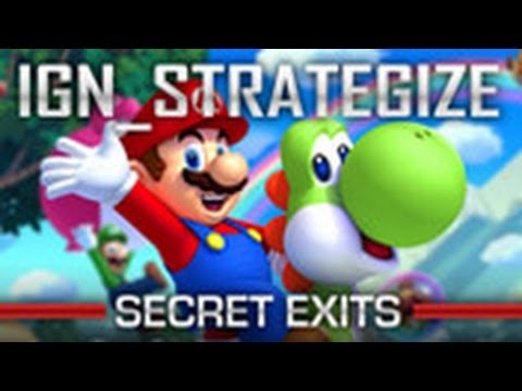 New Super Mario Bros U: Secret Exits & Hidden Levels - IGN_Strategize