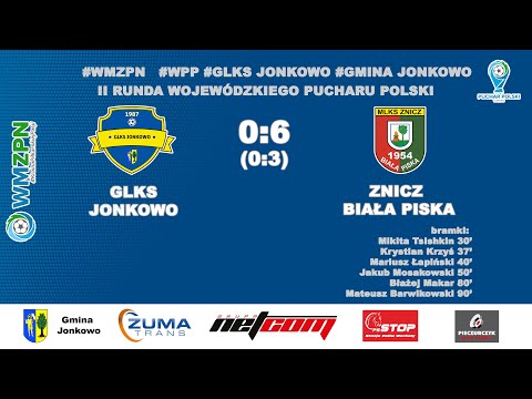 GLKS Jonkowo - Znicz Biała Piska bramka na 0-1