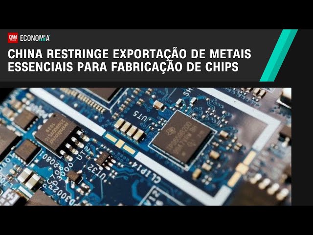 China restringe exportação de metais essenciais para fabricação de chips | LIVE CNN