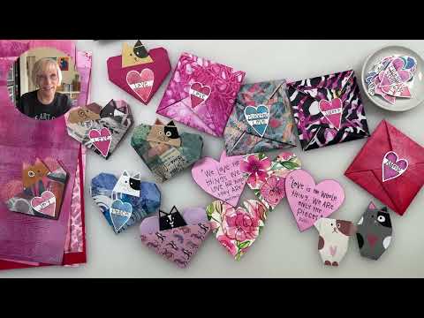 Loose Watercolor Floral Hearts  💕 with Karen Elaine