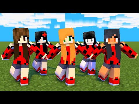 MONSTER SCHOOL : SIMPLE DIMPLE LADYBUG GIRLS - MINECRAFT ANIMATION