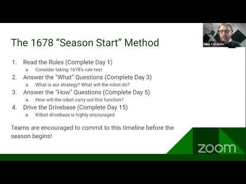 Travis Schuh and Michael Corsetto from FRC 971 and 1678 - FRC Mock Kick-Off