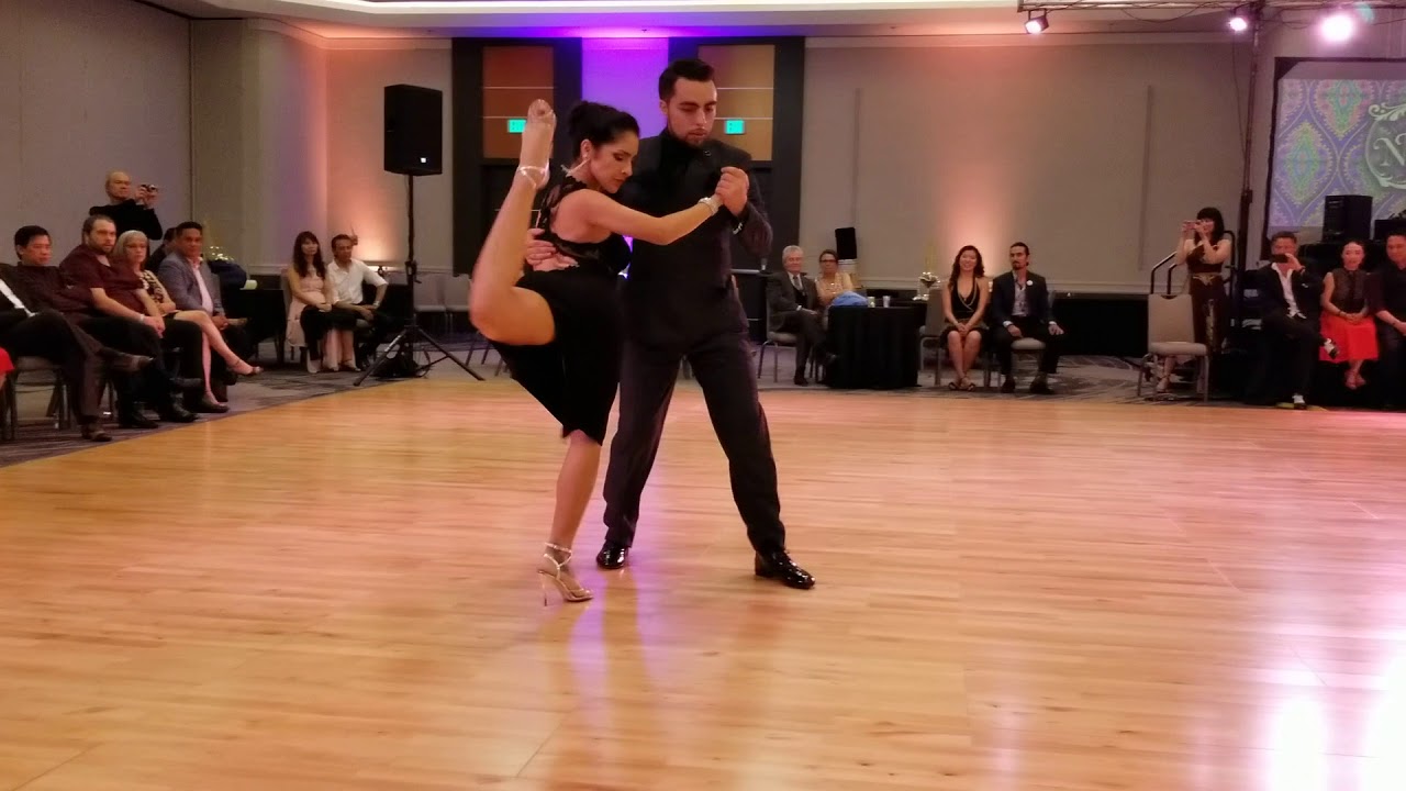 Performance by Clarisa Aragon & Jonathan Saavedra at Nora's tango week on July 1, 2018