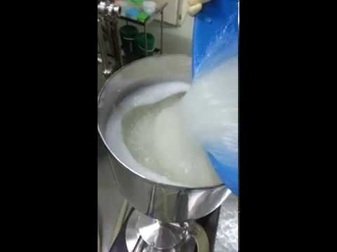 VT300-10 Dyna Flyers Inline homogenizer for gel viscosity:50000cps suction circulation with water