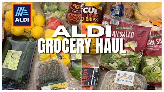 ALDI WEEKLY GROCERY HAUL - GETTING BACK ON TRACK - FAMILY MEALS