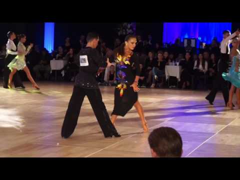 Boston DanceSport Championship 2017  Youth Ariel Milshteyn and Simona Vigodner Rumba
