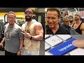 TRAINING WITH ARNOLD AT GOLDS GYM...