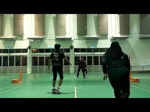 Badminton MuhibbahTeam Sparring - Sannatasha / Fairuz Vs Sufy Vs FarahLia