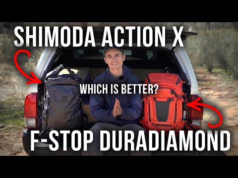 Best Camera Backpack for Adventure/Hiking - Shimoda Action X vs. f-stop DuraDiamond
