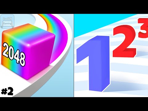 Jelly Run 2048 vs Number Merge Run | All Levels Gameplay | Android, iOS | BEST MOBILE GAMES #2