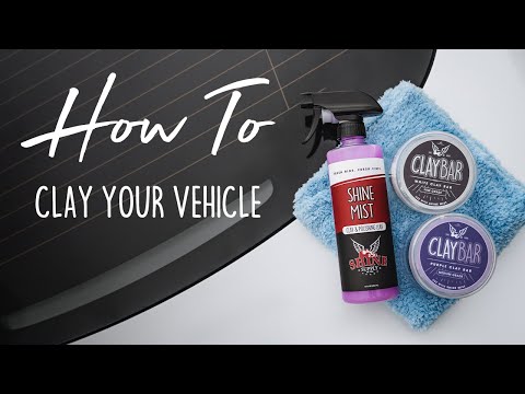 How To Clay Bar and Decontaminate a Vehicle | Shine Supply Products