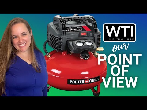 PORTER-CABLE Pancake Air Compressor - WTI product video review