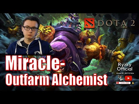 Dota 2 - Miracle- Alchemist Outfarm Gold